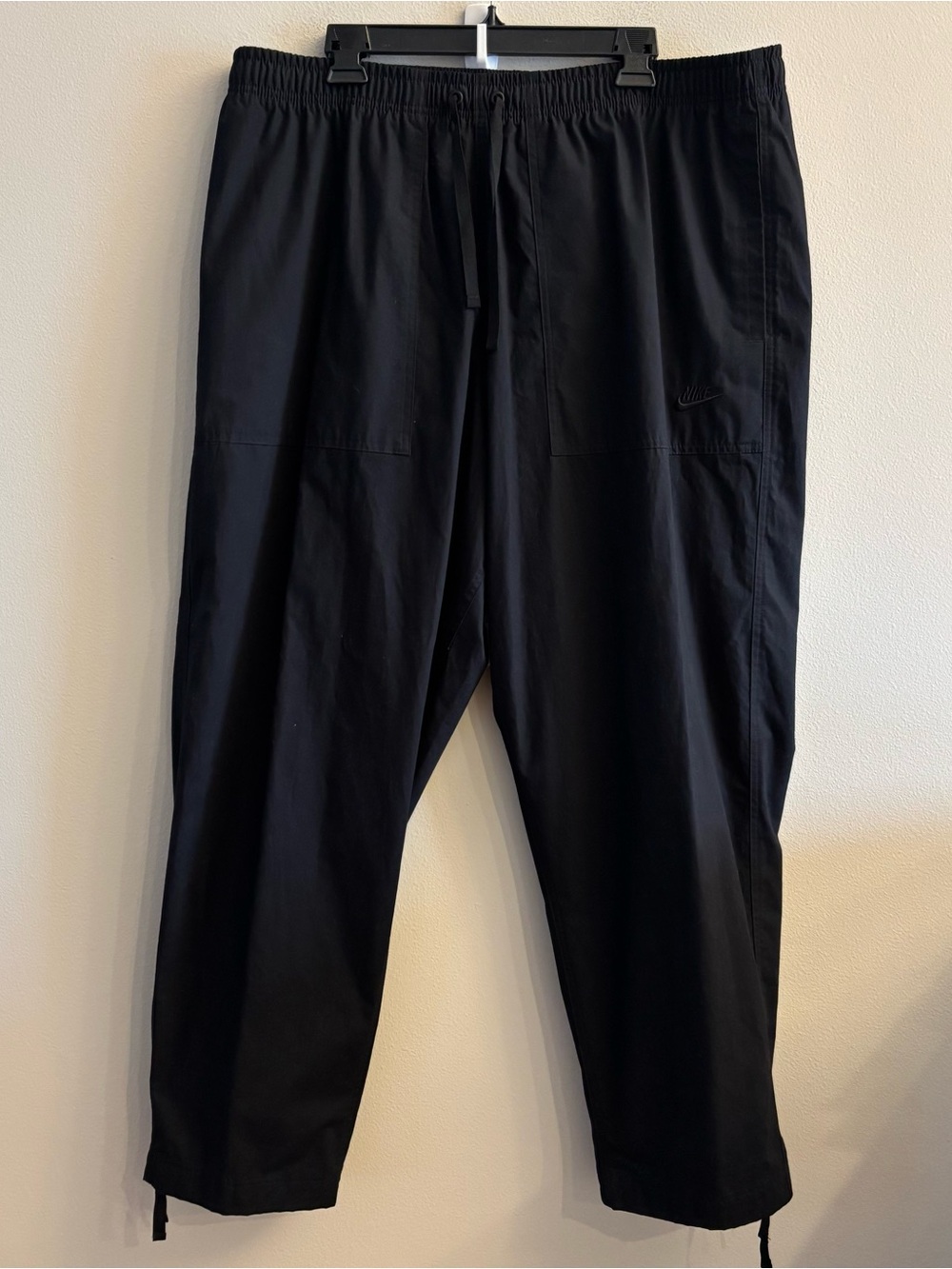 Nike Barcelona Club Pants Men’s XXL Black Loose Fit Taper Leg FN3096-010 NEW